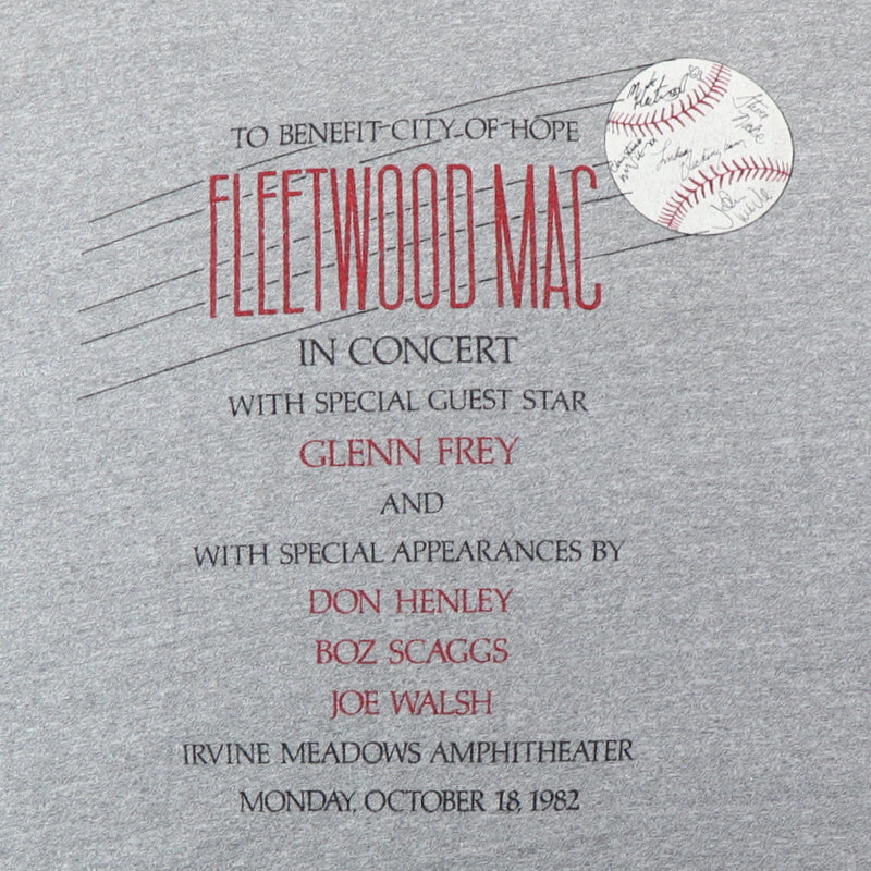 1982 Fleetwood Mac City Of Hope Benefit Concert Shirt
