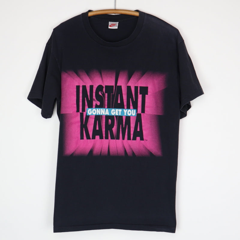 1990s Nike John Lennon Instant Karma Gonna Get You Shirt