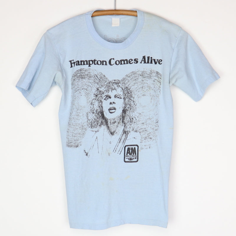 1976 Peter Frampton Comes Alive Musicland Promo Shirt