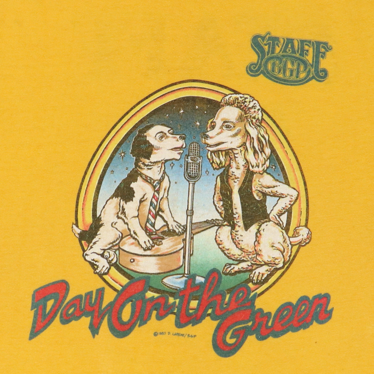 1983 Simon & Garfunkel Day On The Green Concert Staff Shirt