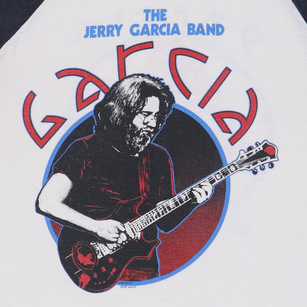 1981 Jerry Garcia Band Tour Jersey Shirt
