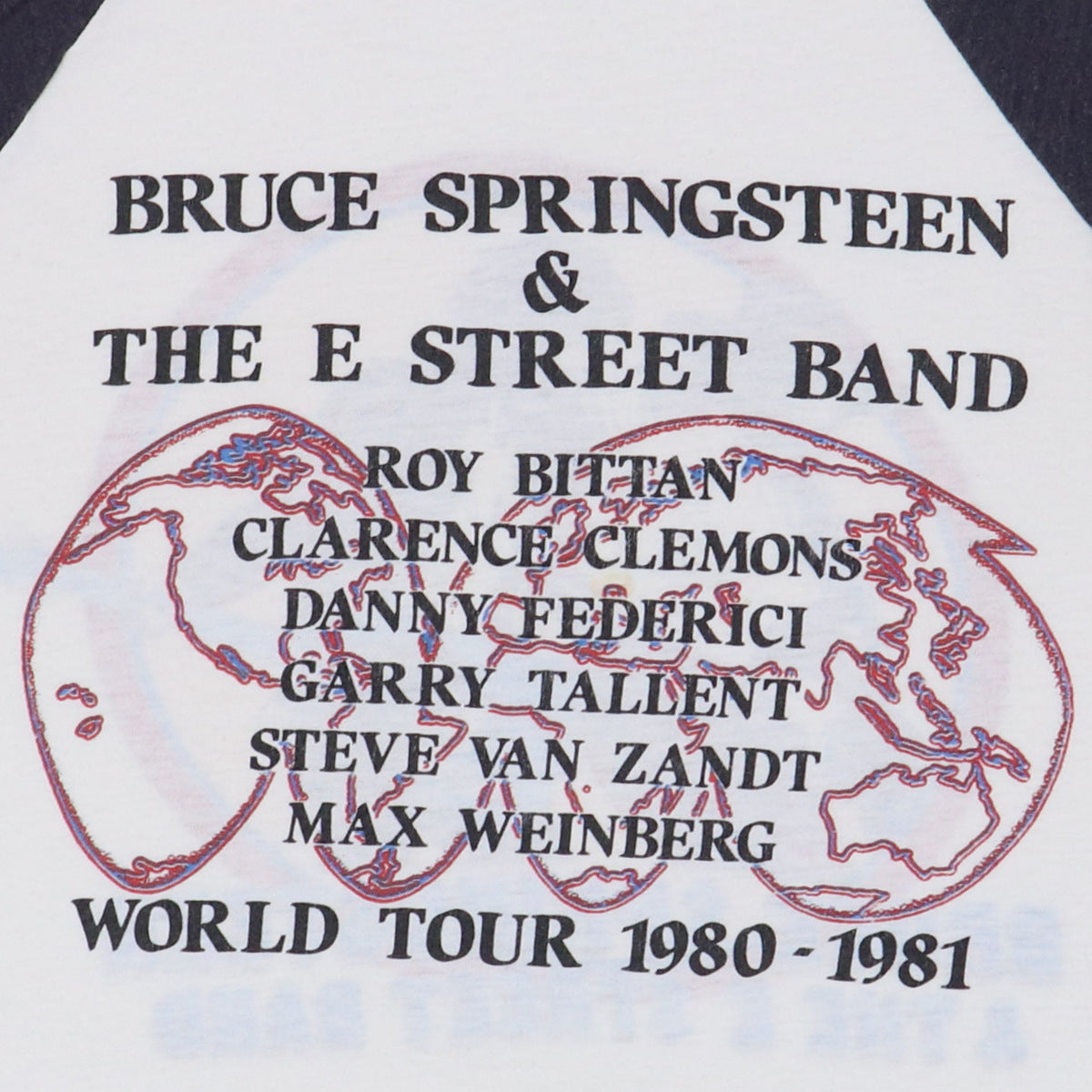 1980 Bruce Springsteen & The E Street Band Tour Jersey Shirt