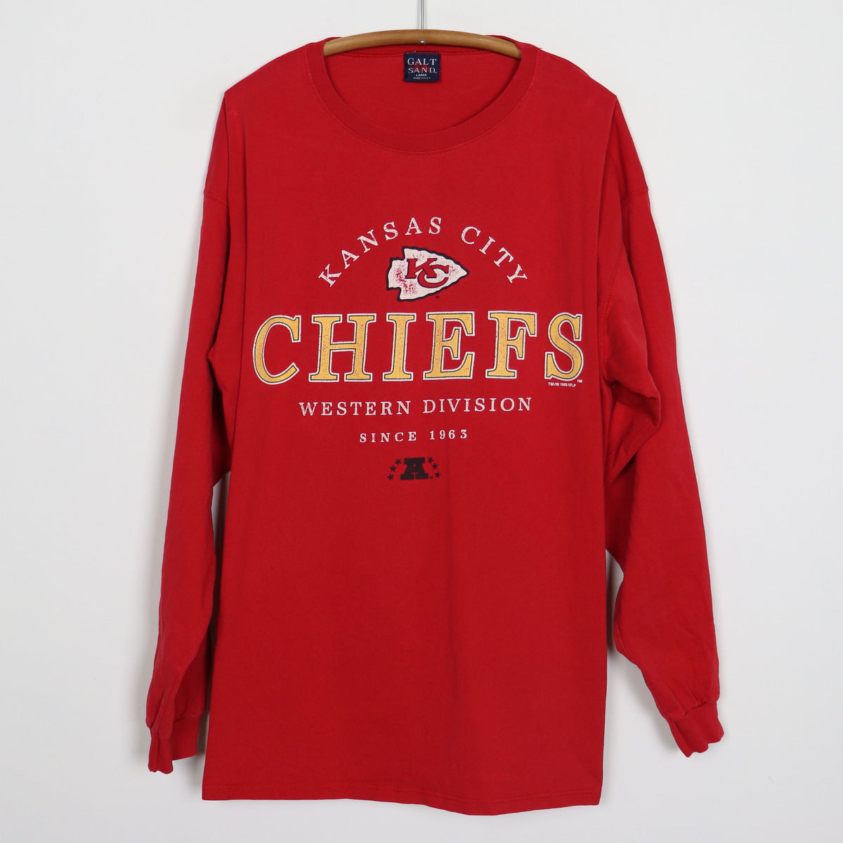 Wyco Vintage 1995 Kansas City Chiefs Long Sleeve Shirt