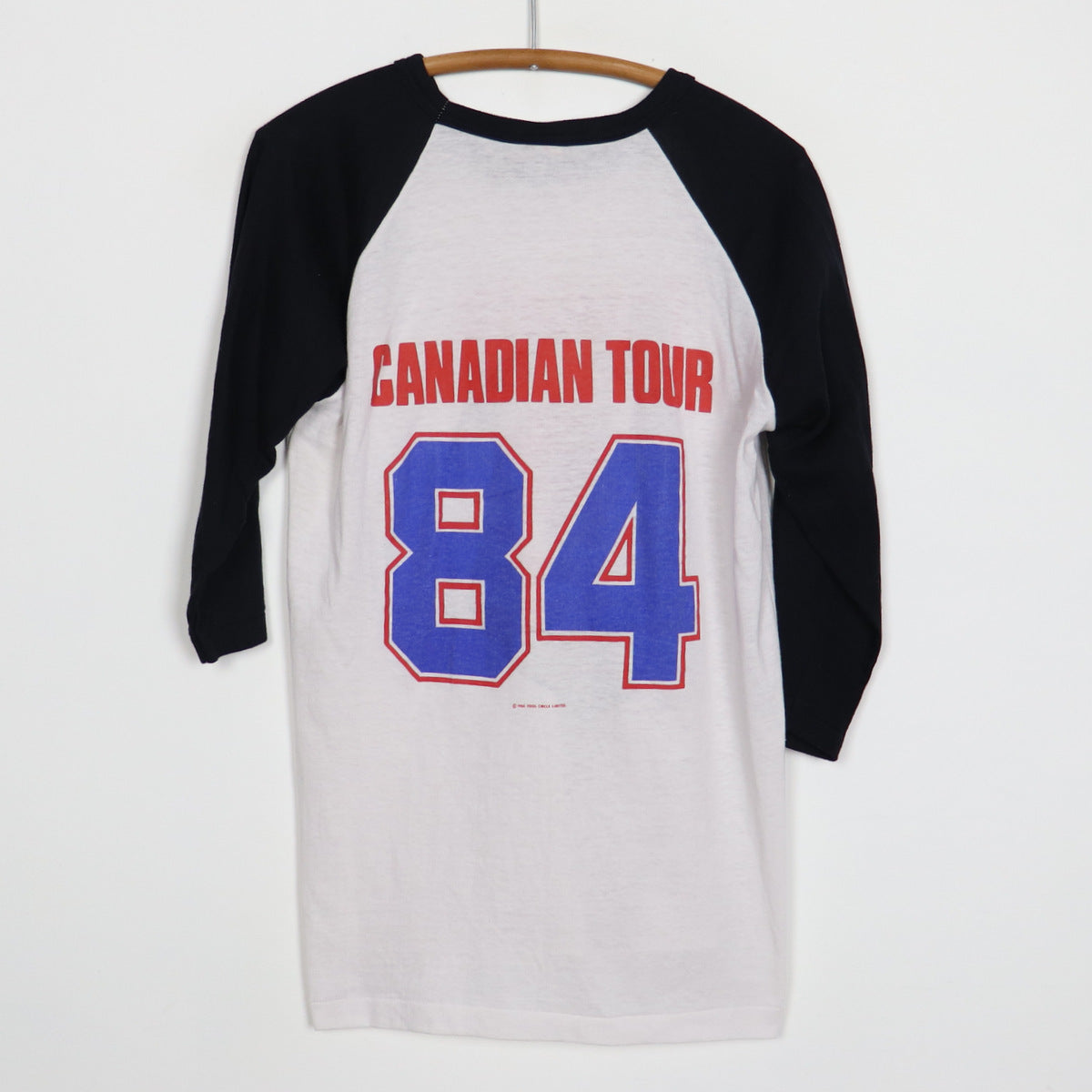 1984 Nazareth The Catch Canadian Tour Jersey Shirt