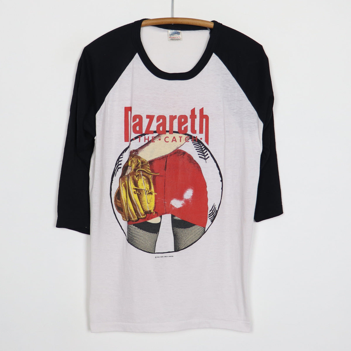 1984 Nazareth The Catch Canadian Tour Jersey Shirt | WyCo Vintage