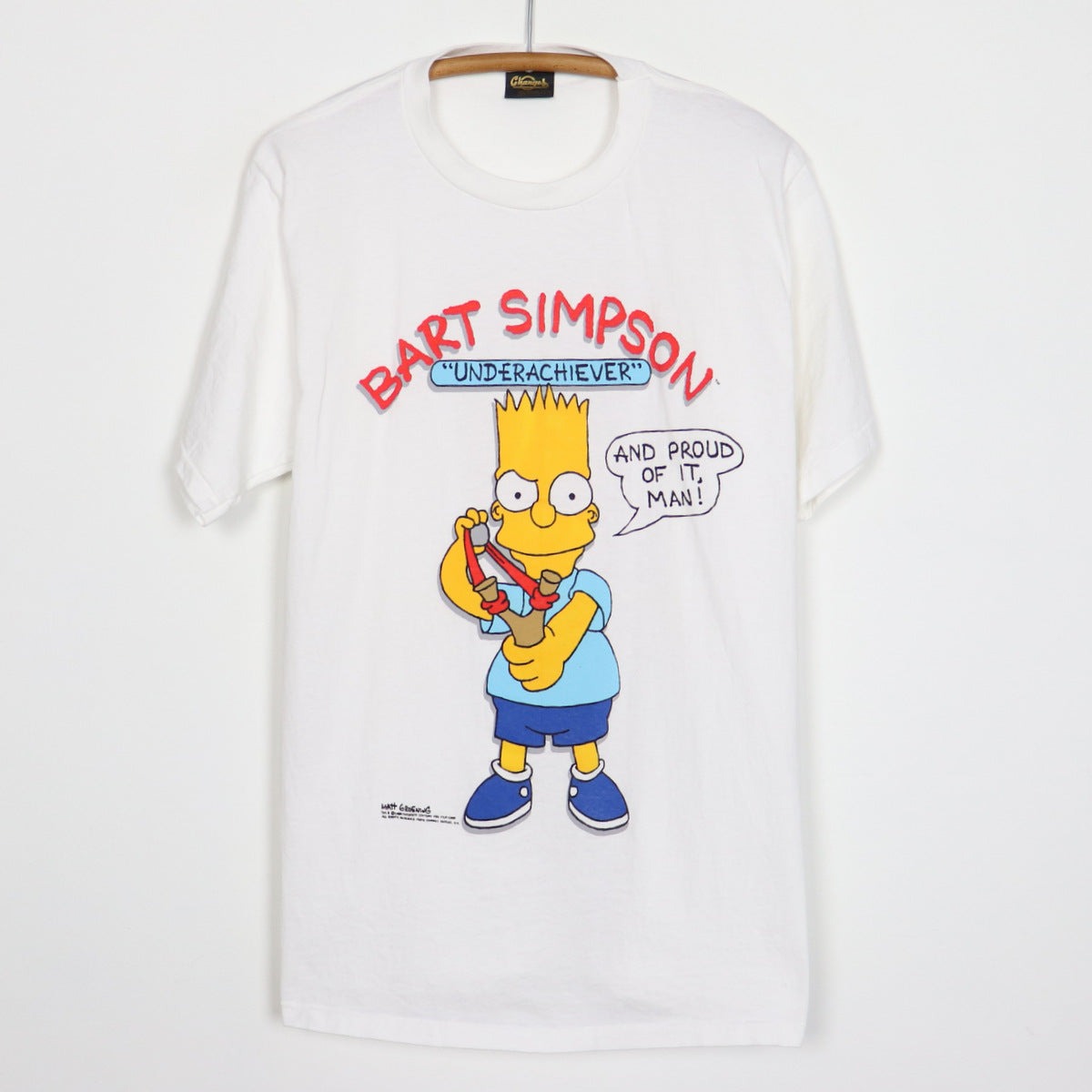 1989 The Simpsons Bart Simpson Underachiever Shirt
