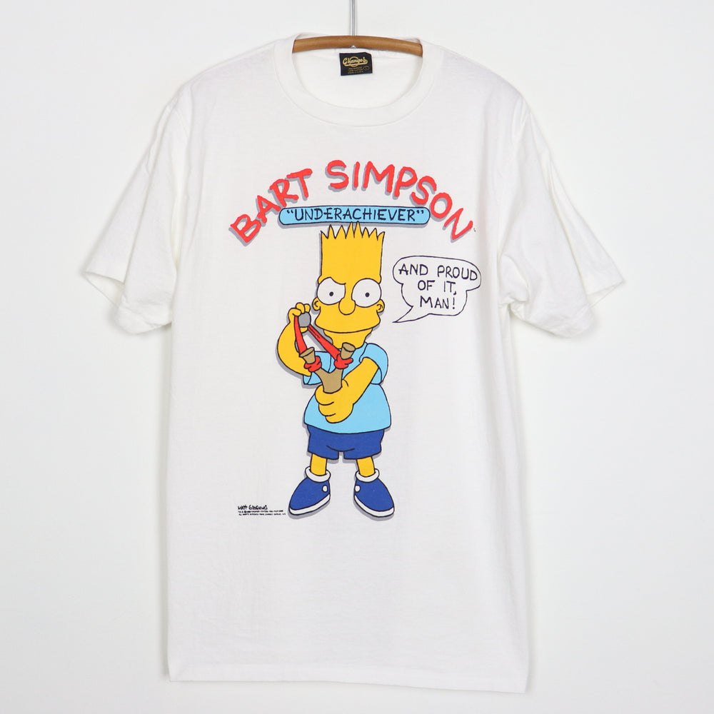 1989 The Simpsons Bart Simpson Underachiever Shirt