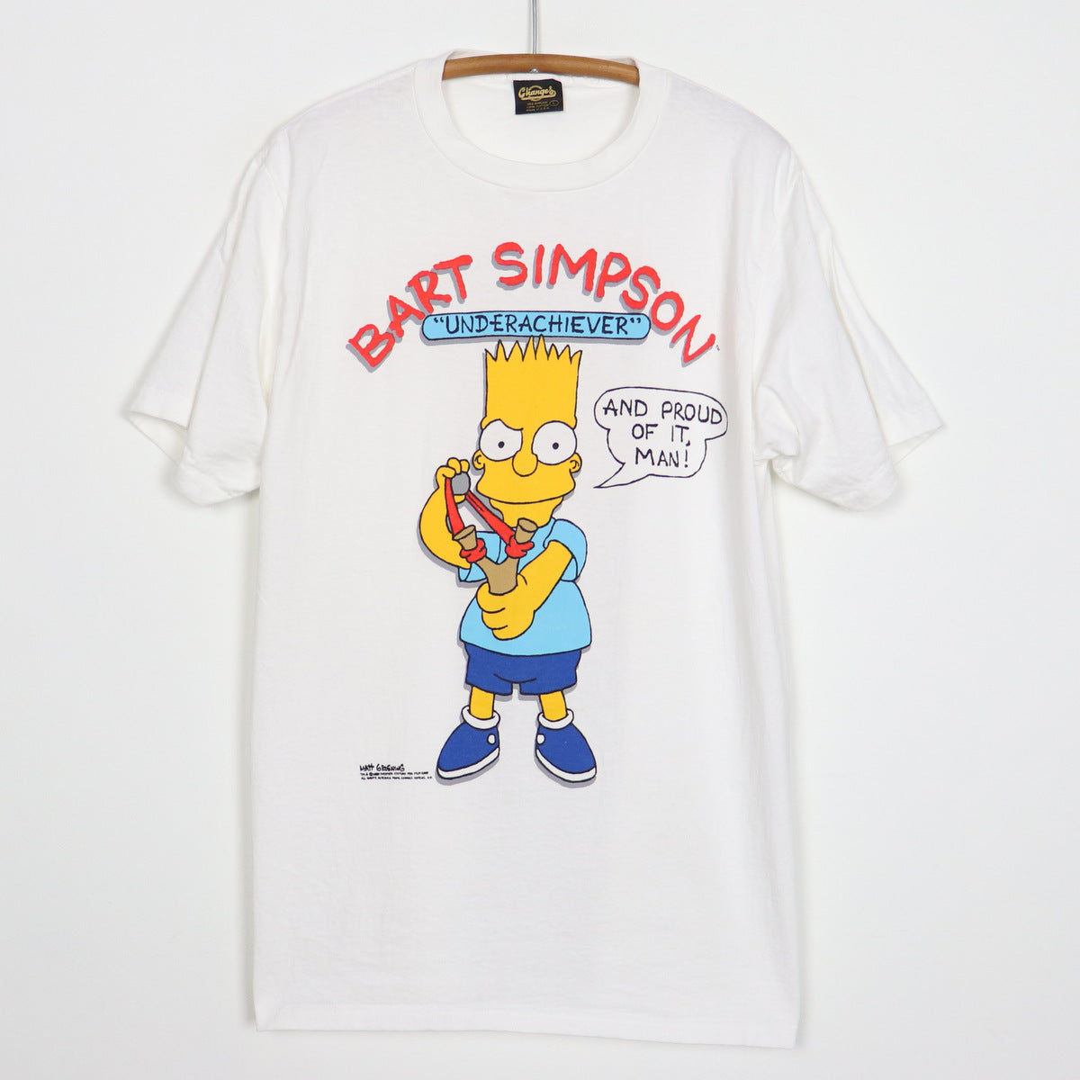 1989 The Simpsons Bart Simpson Underachiever Shirt