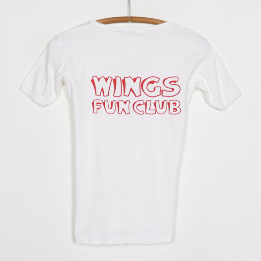 1970s Paul McCartney Wings Fan Club Sandwich Shirt