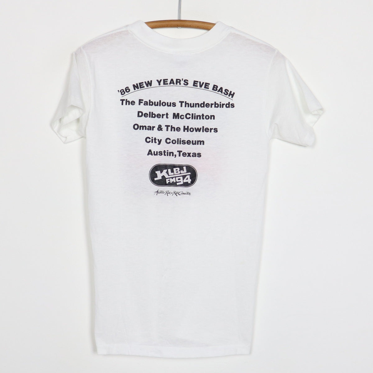 1986 Fabulous Thunderbirds New Year's Eve Bash Shirt