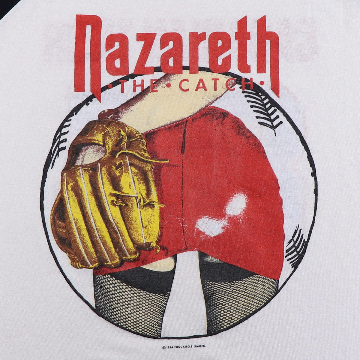 1984 Nazareth The Catch Canadian Tour Jersey Shirt