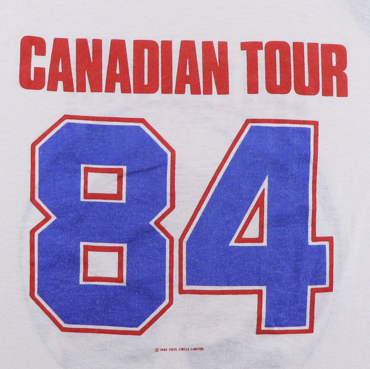 1984 Nazareth The Catch Canadian Tour Jersey Shirt