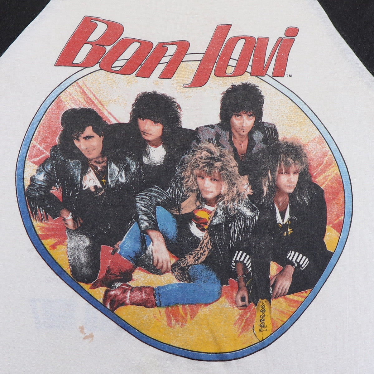 1987 Bon Jovi Slippery When Wet Tour Jersey Shirt