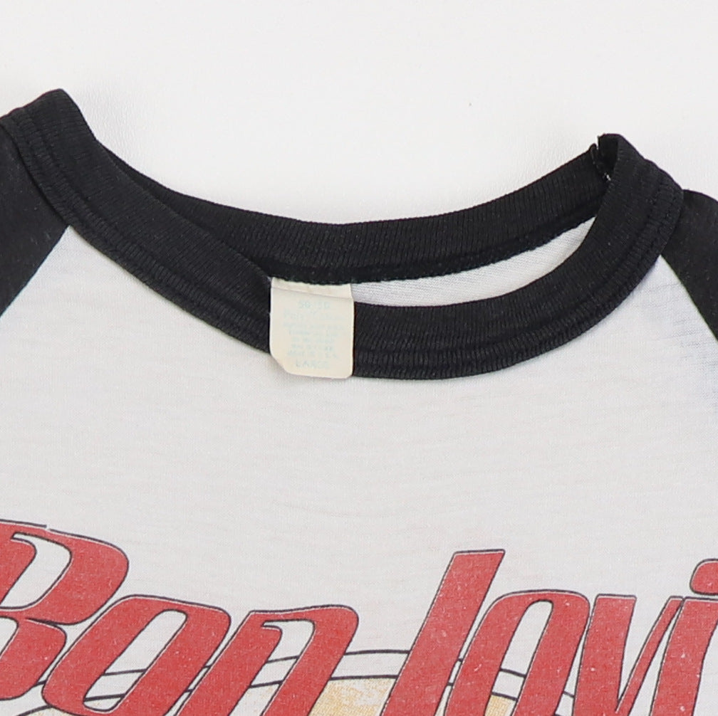 1987 Bon Jovi Slippery When Wet Tour Jersey Shirt