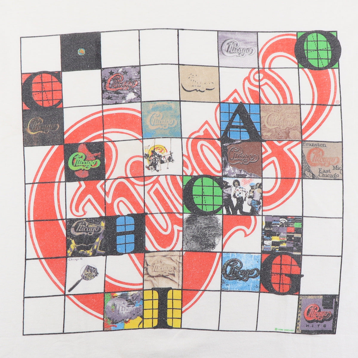 1990 Chicago Hearts In Trouble Shirt