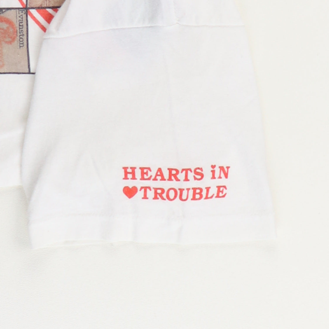 1990 Chicago Hearts In Trouble Shirt
