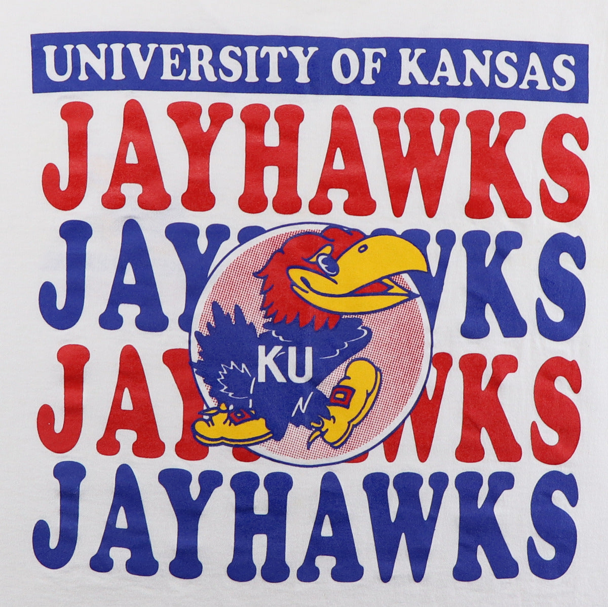 1990s KU University Of Kansas Jayhawks Shirt