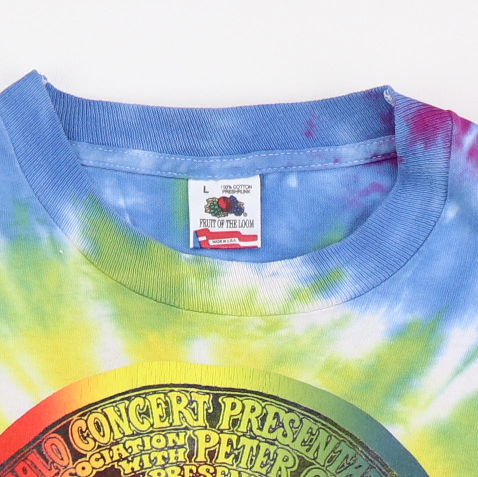 1990s Led Zeppelin Electric Magic Tie Dye Long Sleeve Shirt