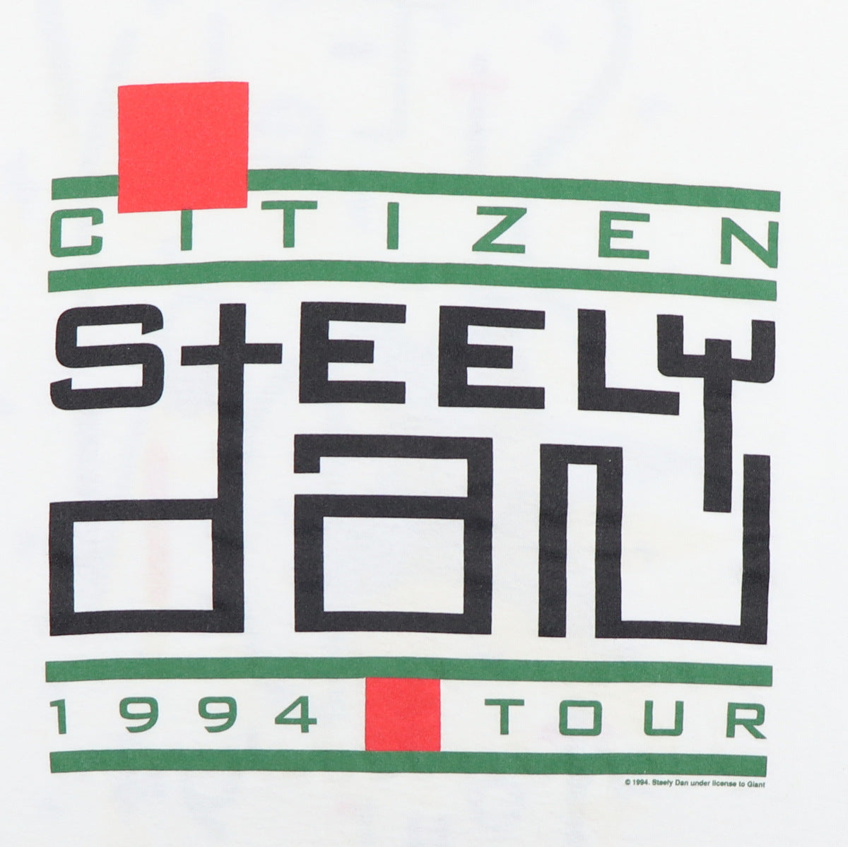 1994 Steely Dan Citizen Tour Shirt