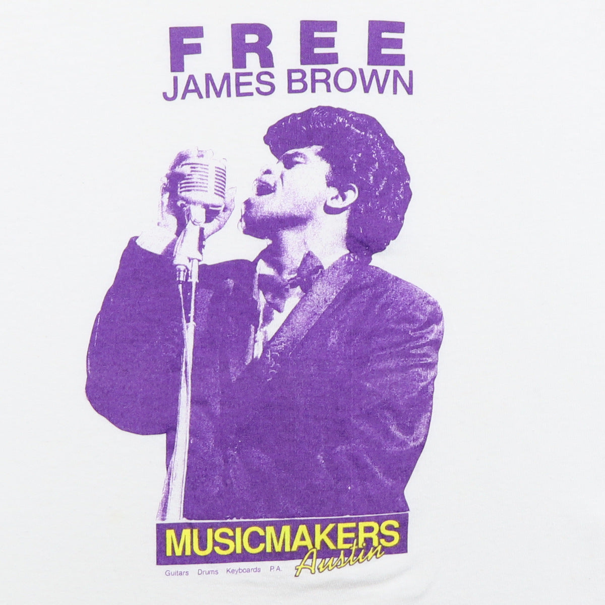 1980s James Brown Musicmakers Austin Shirt