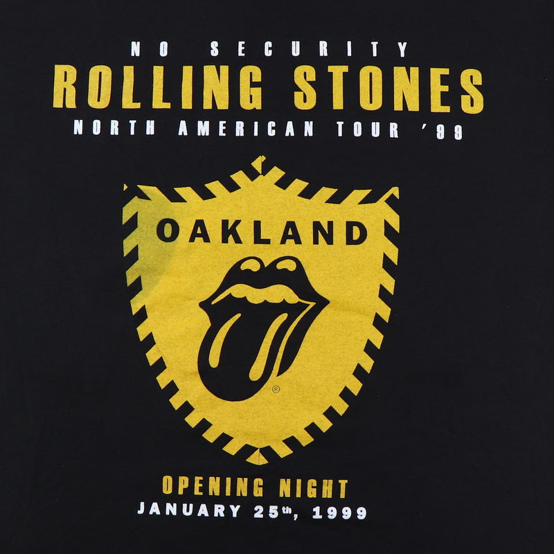 1999 Rolling Stones No Security Opening Night Tour Shirt