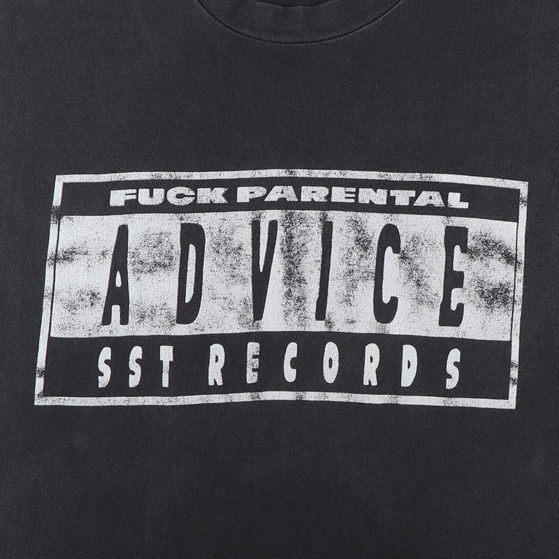1990s SST Records Fuck Parental Advice Shirt