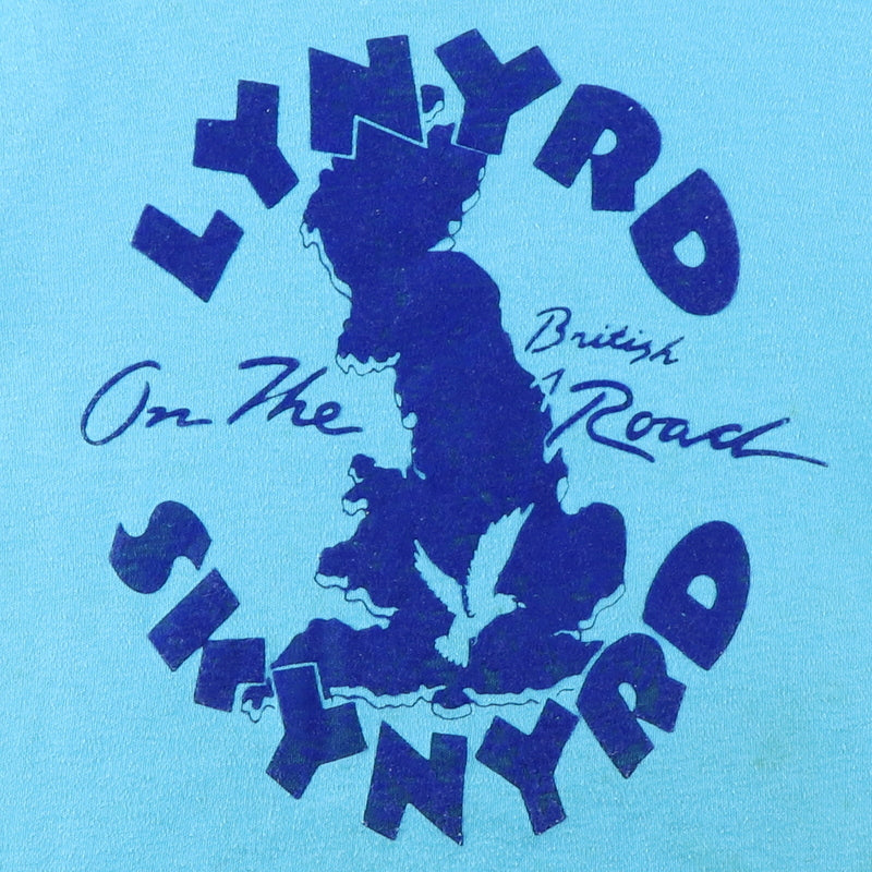 1976 Lynyrd Skynyrd On The British Road Tour Shirt