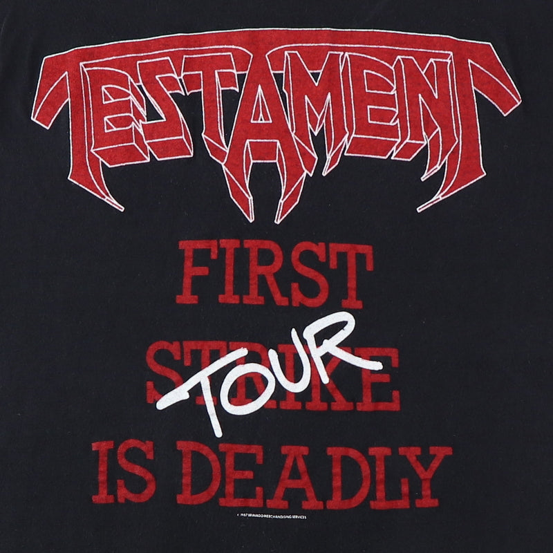 1987 Testament First Strike Tour Shirt