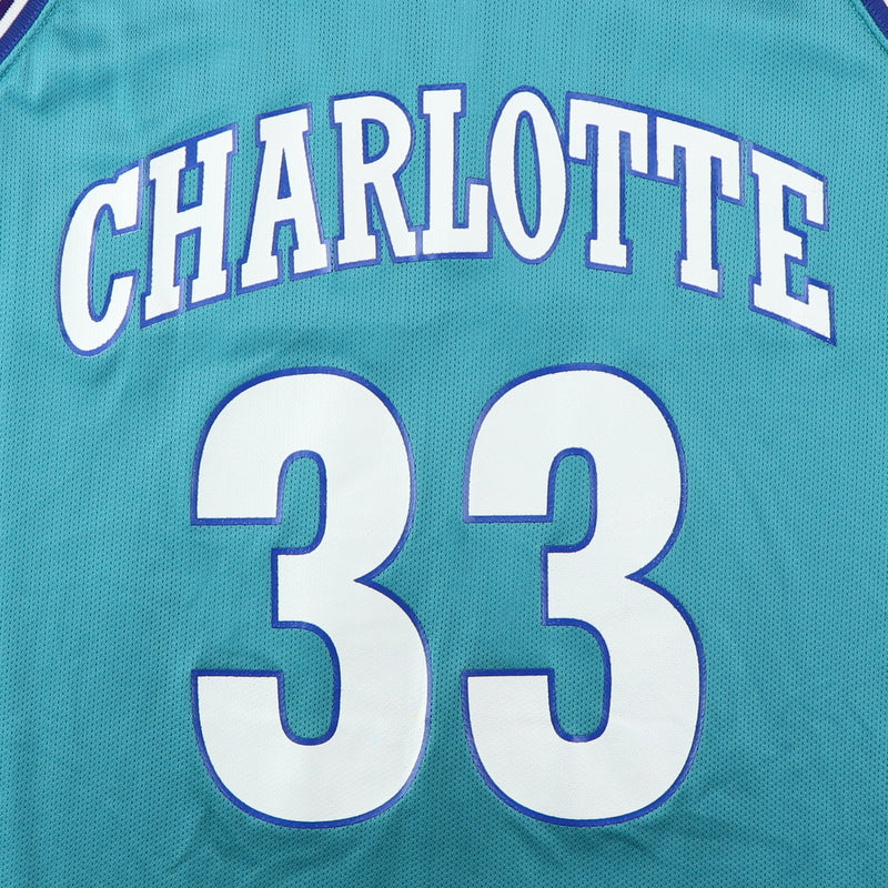 1990s Alonzo Mourning Charlotte Hornets Basketball Jersey