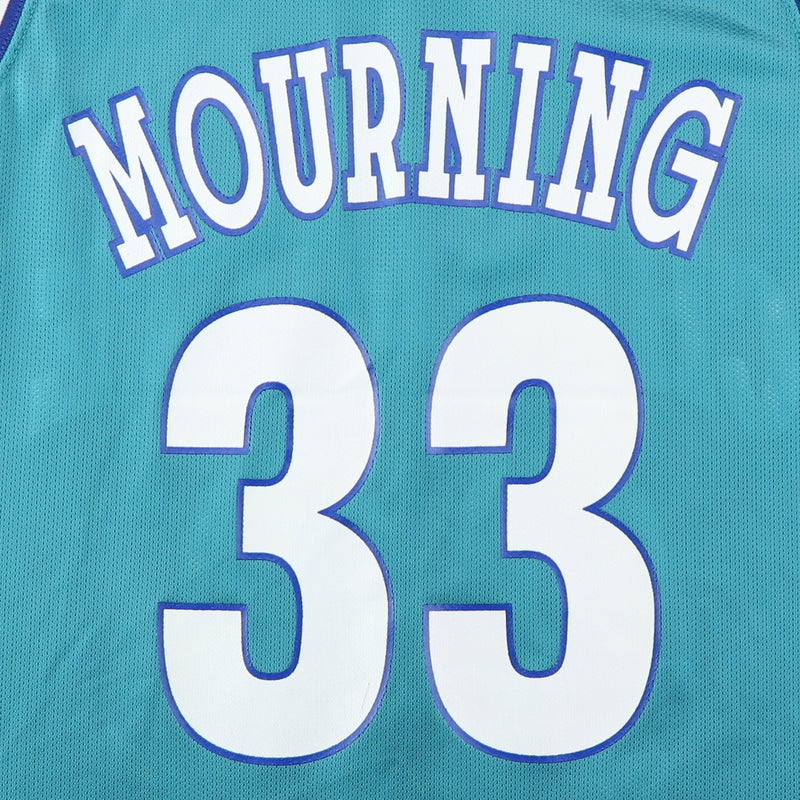 1990s Alonzo Mourning Charlotte Hornets Basketball Jersey