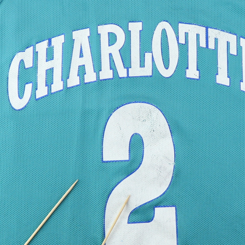 1990s Larry Johnson Charlotte Hornets Basketball Jersey