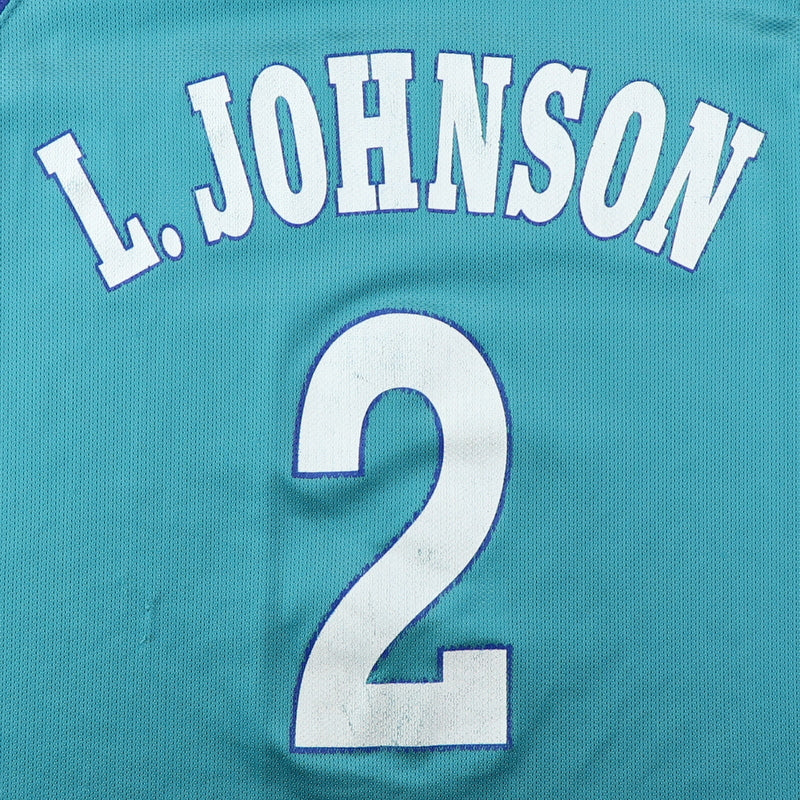 1990s Larry Johnson Charlotte Hornets Basketball Jersey