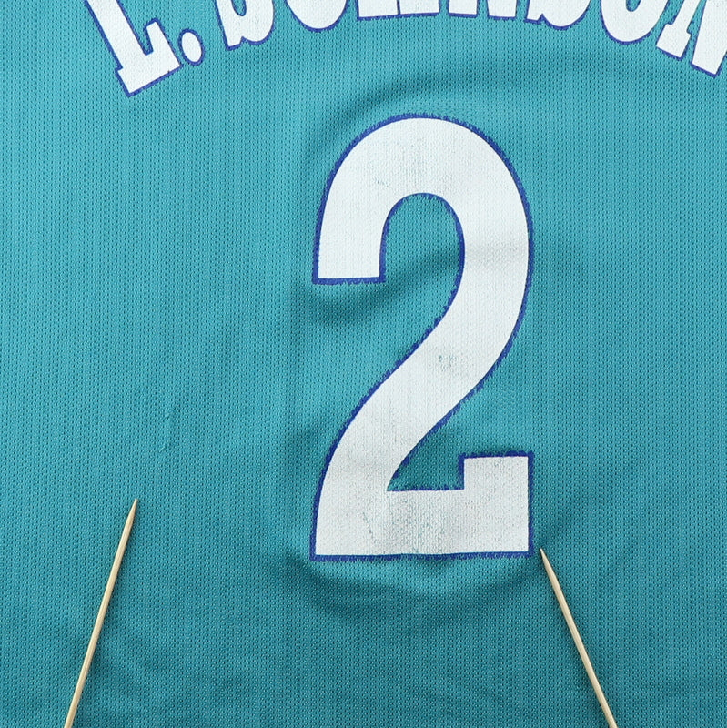 1990s Larry Johnson Charlotte Hornets Basketball Jersey