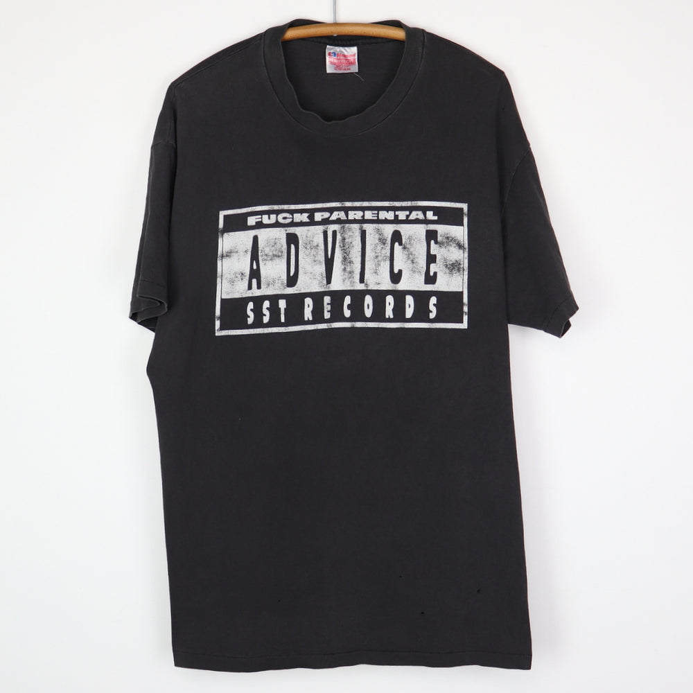 1990s SST Records Fuck Parental Advice Shirt