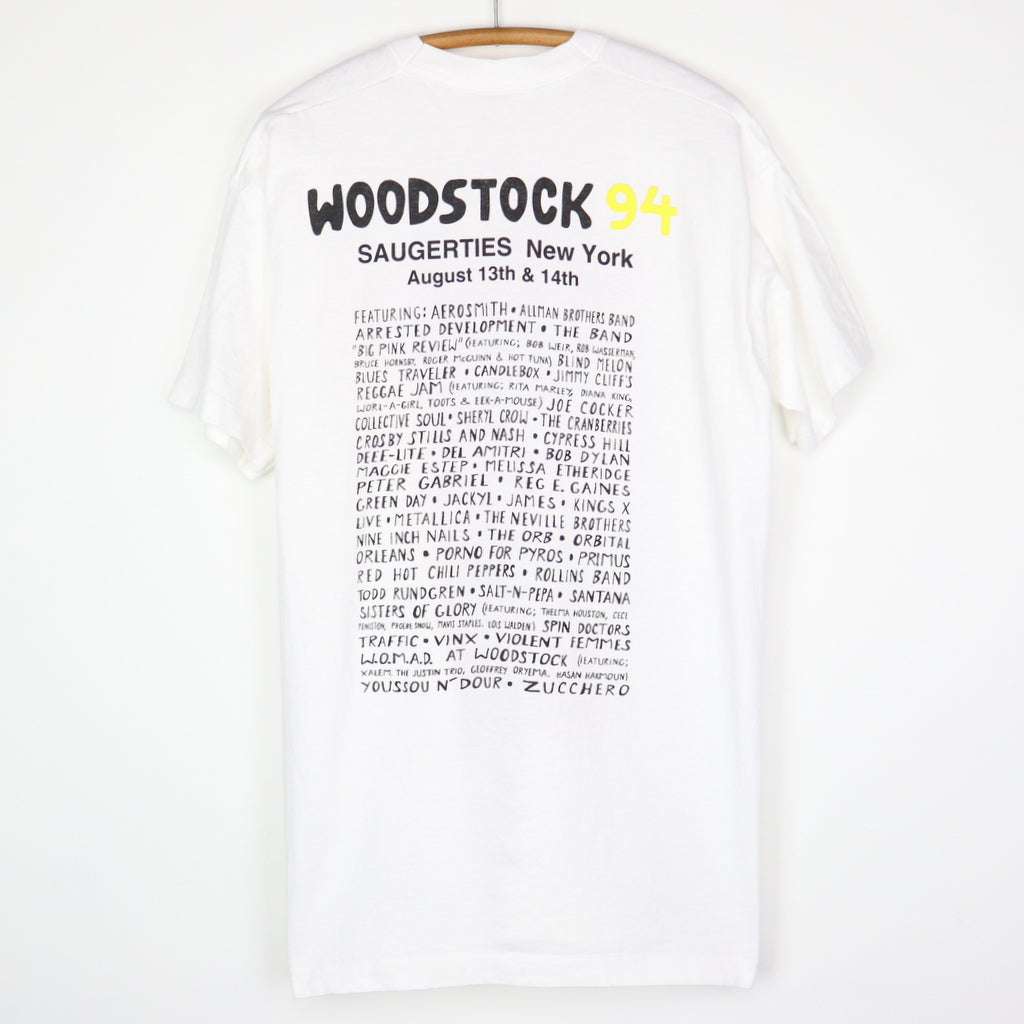 1994 Woodstock Music Festival Concert Shirt