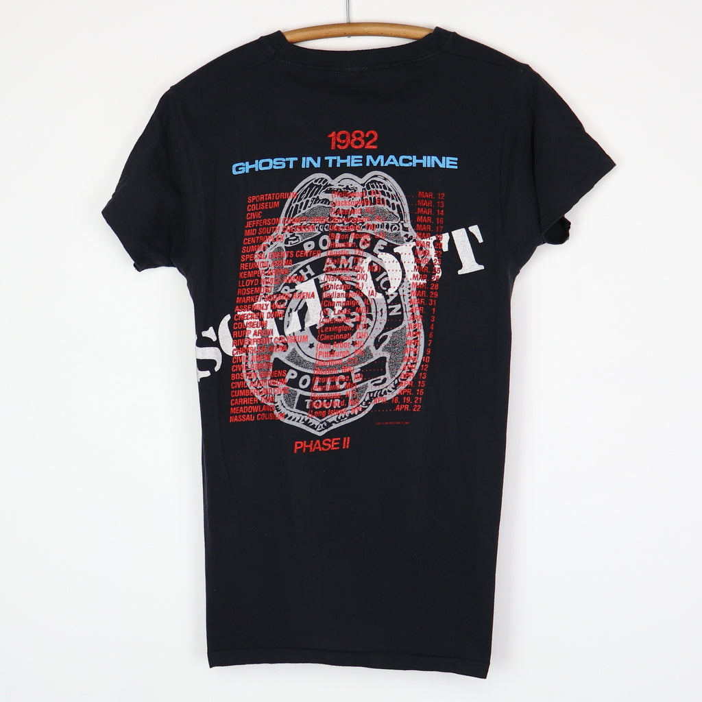 1982 The Police Ghost In The Machine North American Tour Shirt