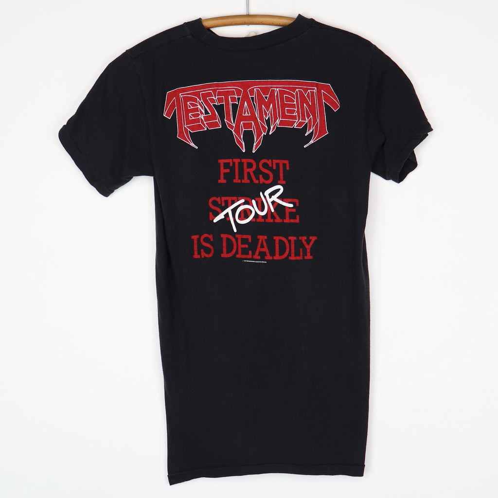 1987 Testament First Strike Tour Shirt