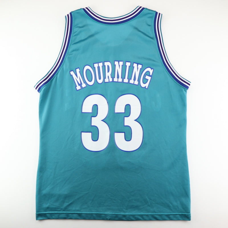 1990s Alonzo Mourning Charlotte Hornets Basketball Jersey