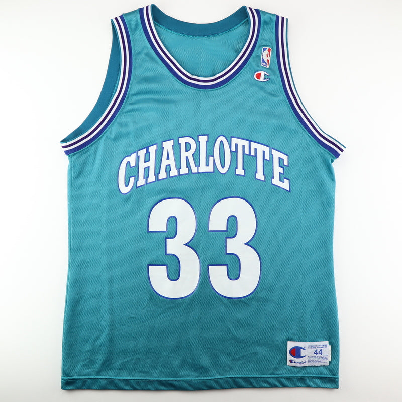 1990s Alonzo Mourning Charlotte Hornets Basketball Jersey