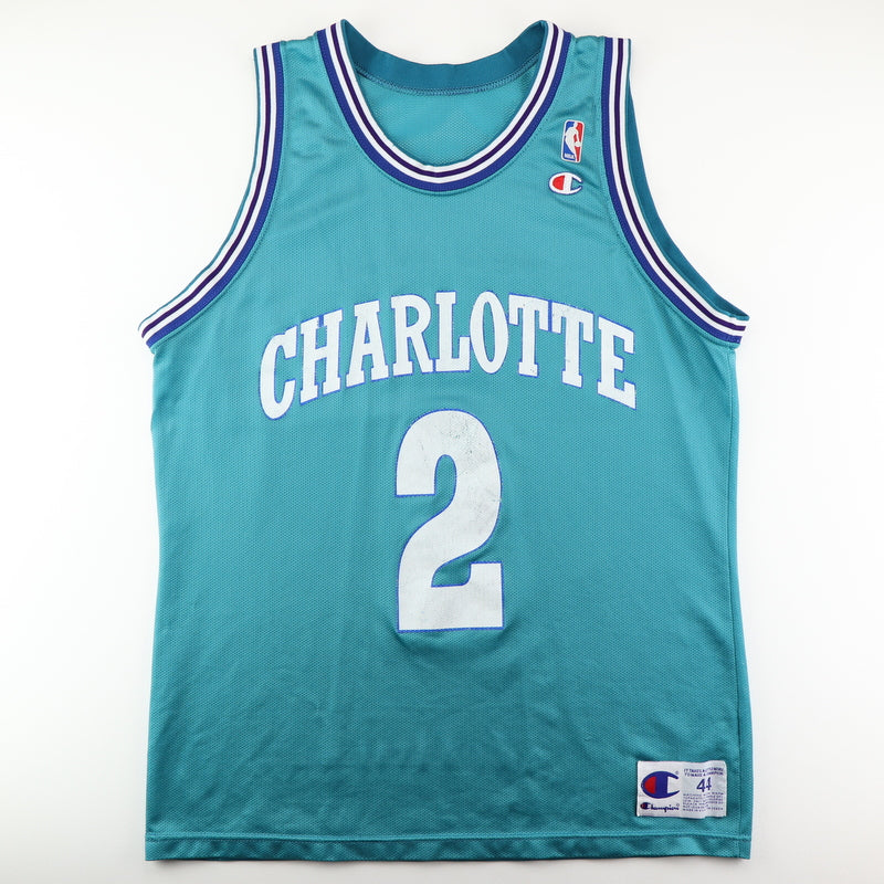 1990s Larry Johnson Charlotte Hornets Basketball Jersey