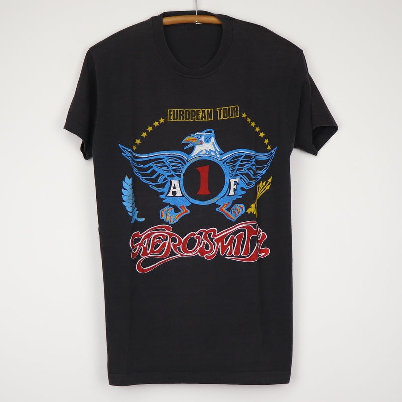 1989 Aerosmith The Cult European Tour Shirt