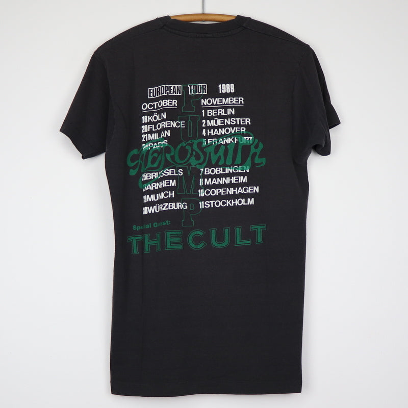 1989 Aerosmith The Cult European Tour Shirt