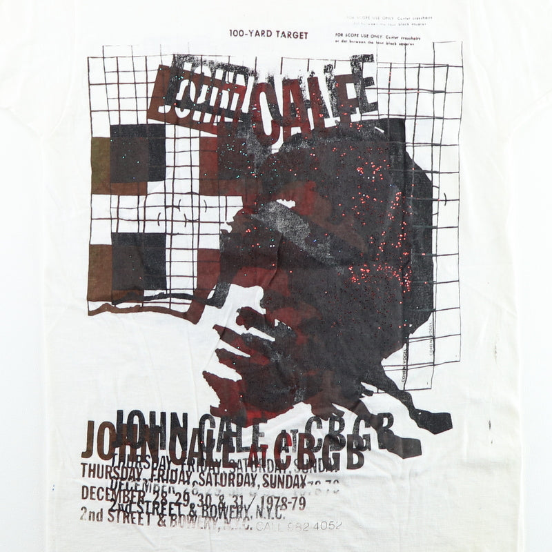 1978 John Cale Dangerous Times Ahead CBGB Concert Shirt