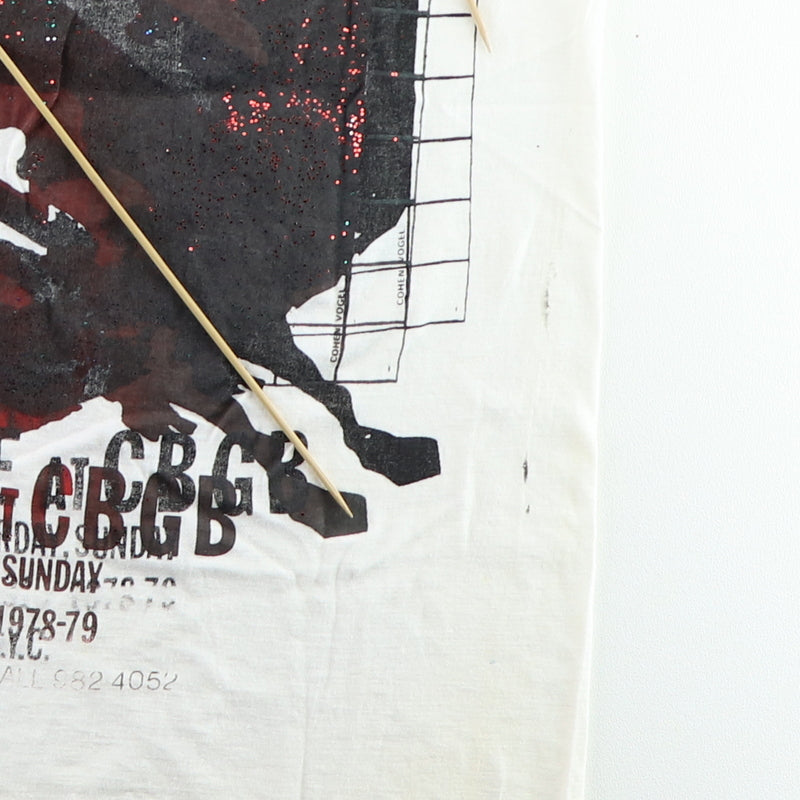 1978 John Cale Dangerous Times Ahead CBGB Concert Shirt