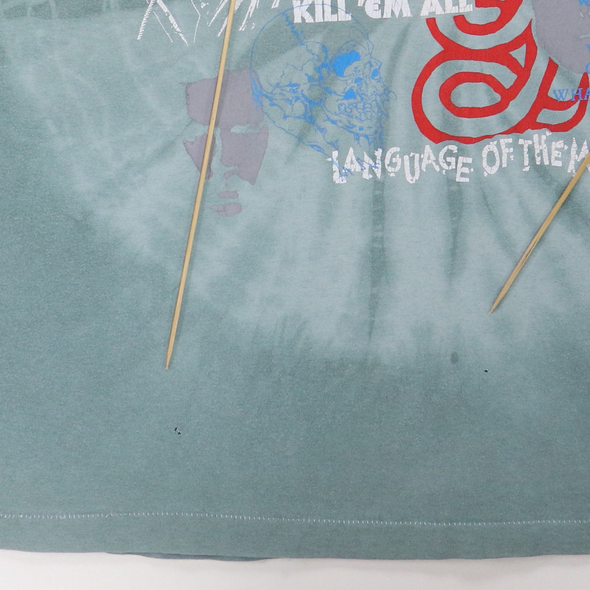 1990s Metallica Language Of The Mad Tie Dye Shirt