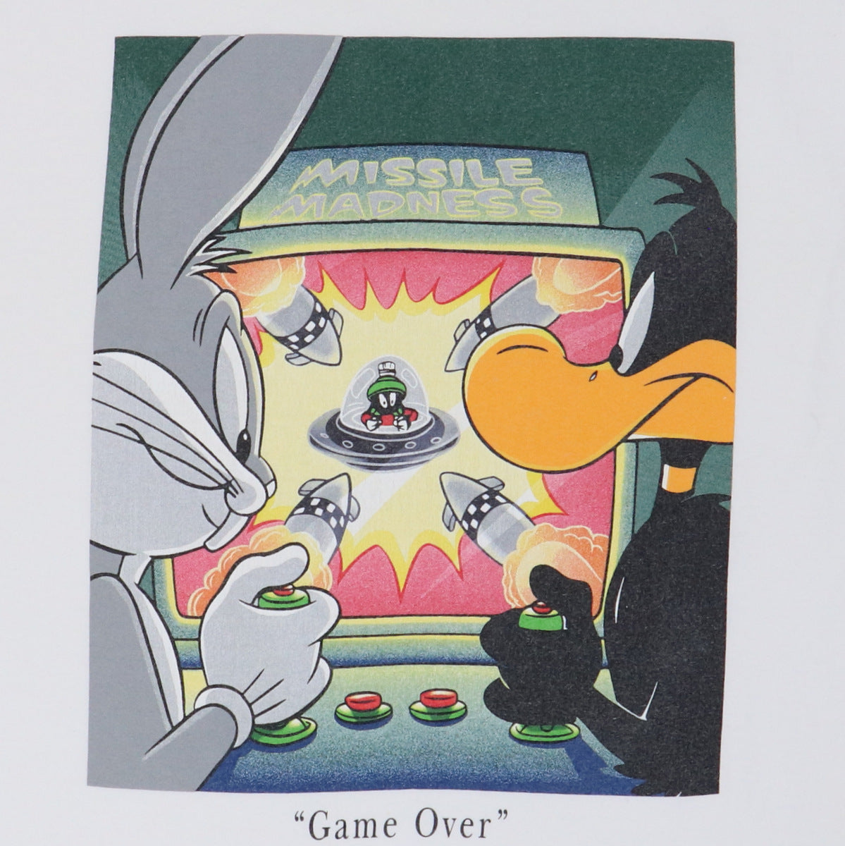 1996 Looney Tunes Game Over Shirt