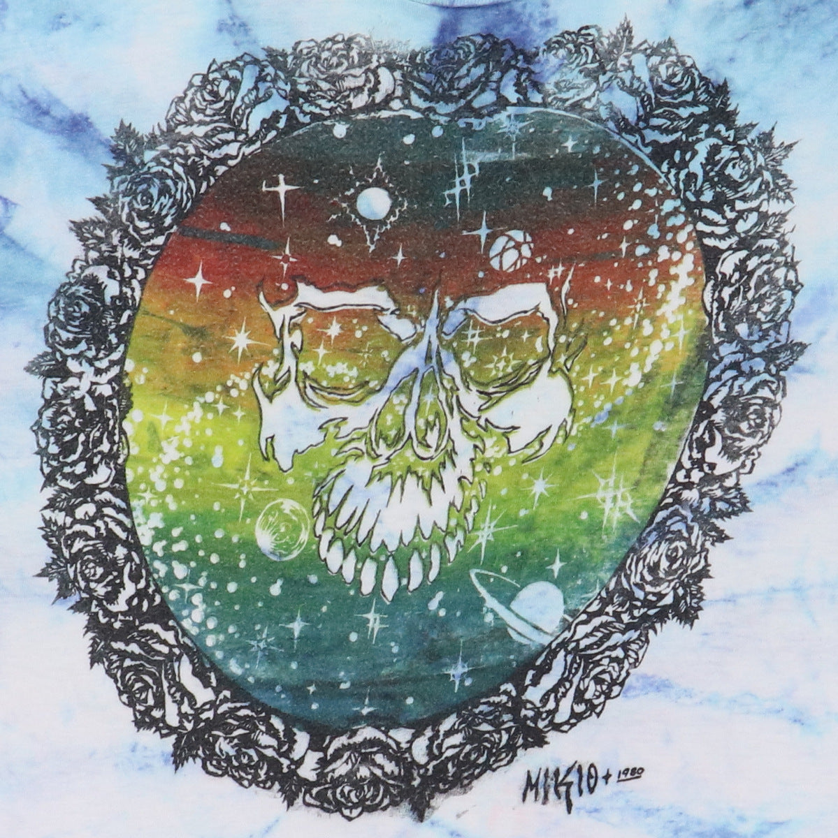 1980 Mikio Skull Tie Dye Shirt