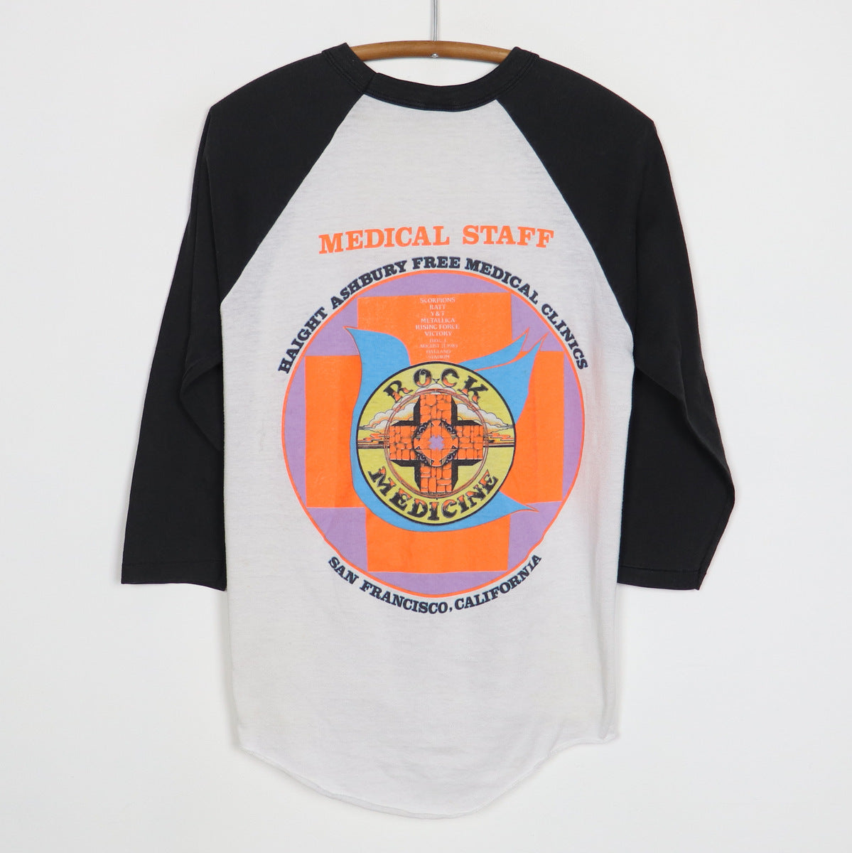 1985 Metallica Bill Graham Day On The Green Concert Jersey Shirt