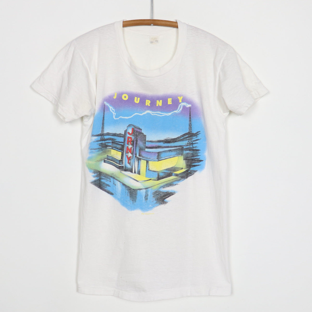 1986 Journey Raised On Radio Shirt