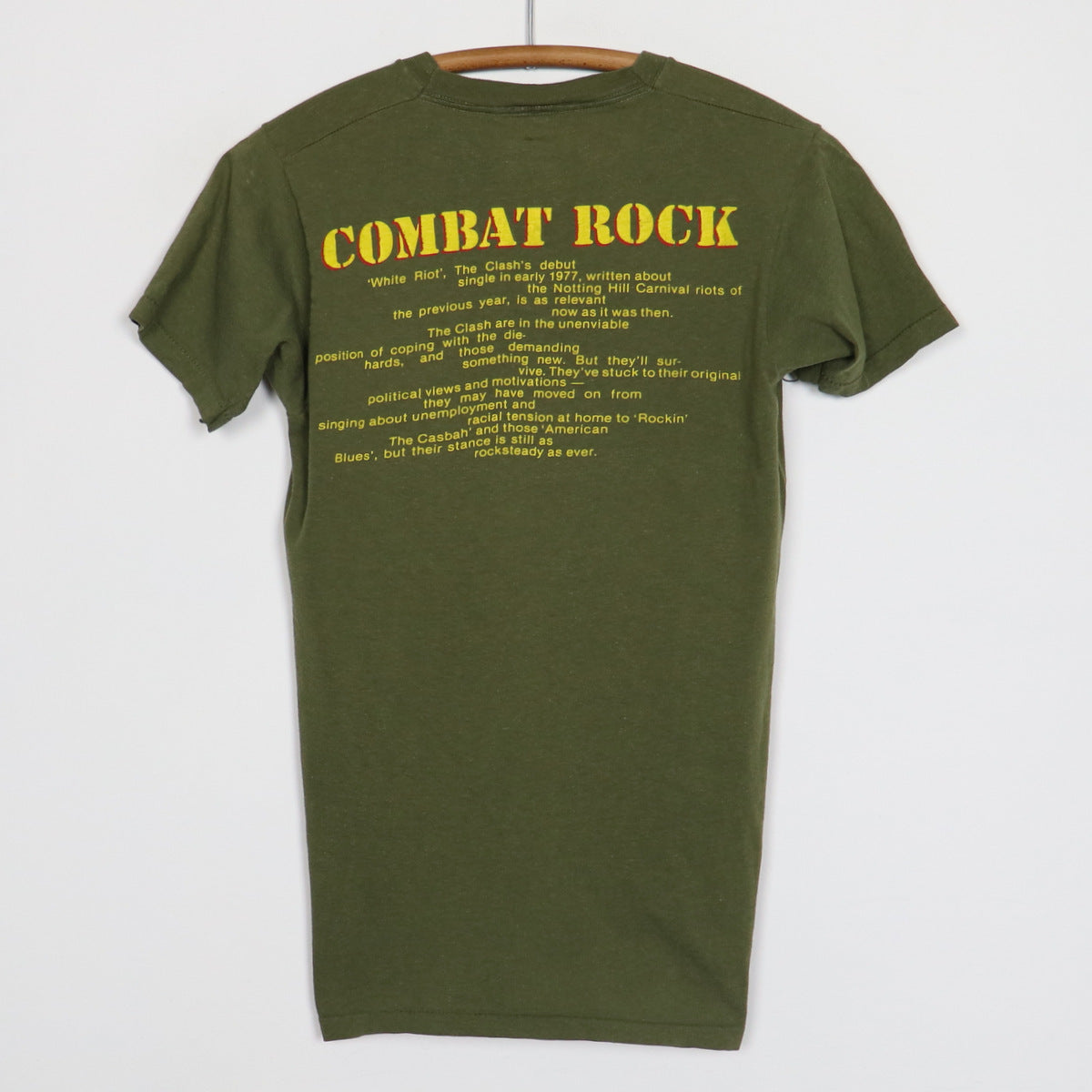 1982 The Clash Combat Rock Shirt